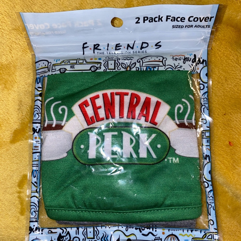 Friends tv central park mask